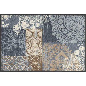 Esposa Fußmatte 40/60 cm graphik blau, grau, beige , Armonia , Textil , 40x60 cm , rutschfest, für Fußbodenheizung geeignet , 004336018251