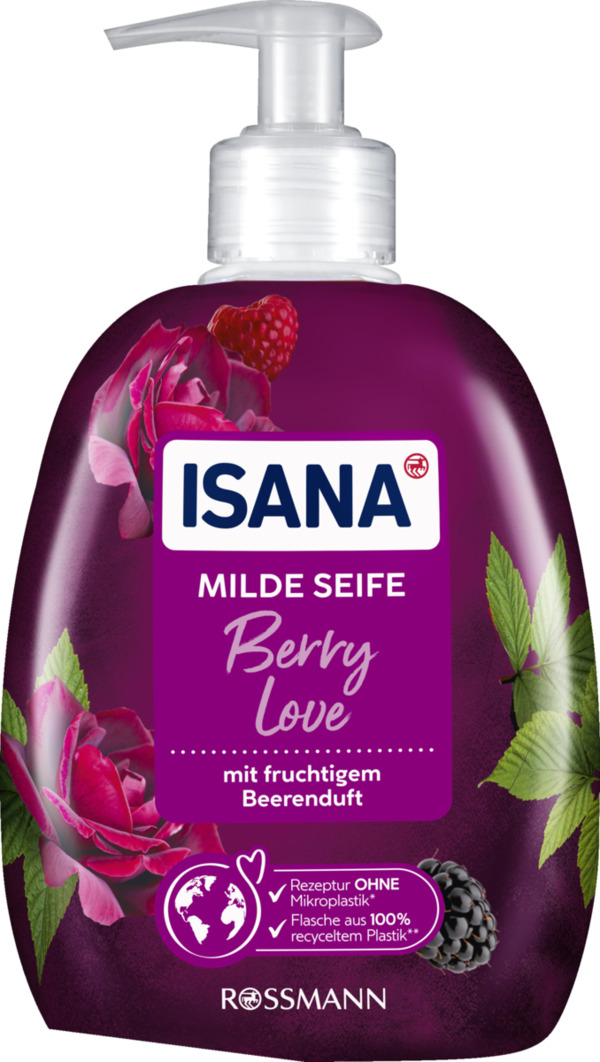 Bild 1 von ISANA Milde Seife Berry Love Spender