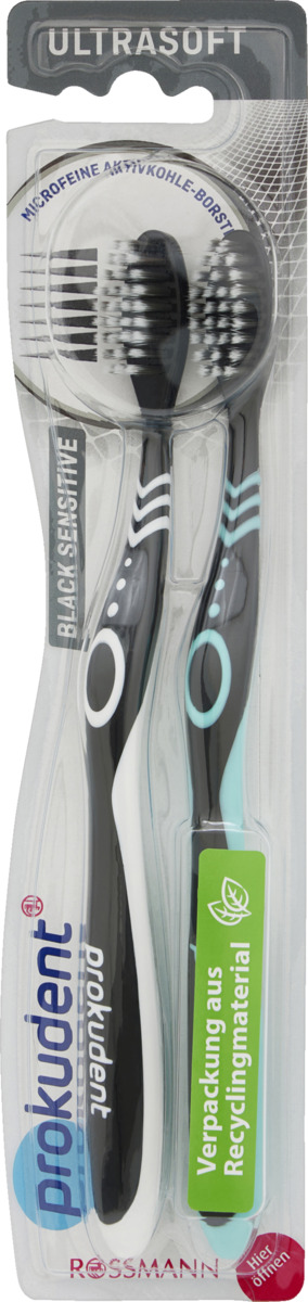 Bild 1 von Prokudent Black Sensitive Zahnbürste Ultrasoft
