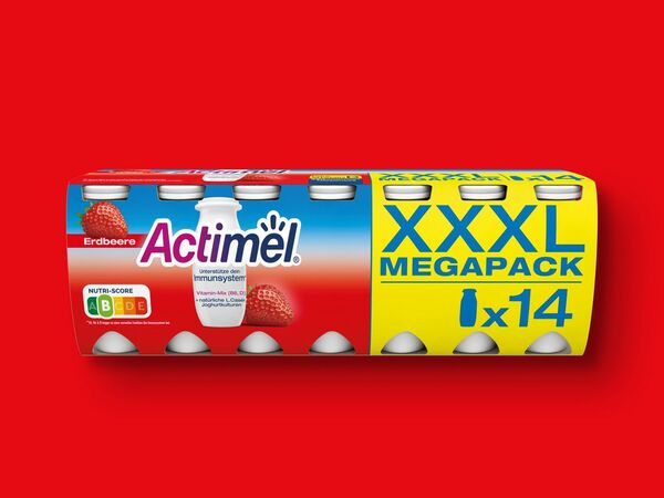 Bild 1 von Danone Actimel Drink XXXL Megapack, 
         14x 100 g