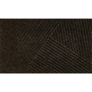 Esposa Fußmatte 45/75 cm streifen dunkelbraun , Dune Stripes , Textil , 45x75 cm , rutschfest, für Fußbodenheizung geeignet , 004336024851