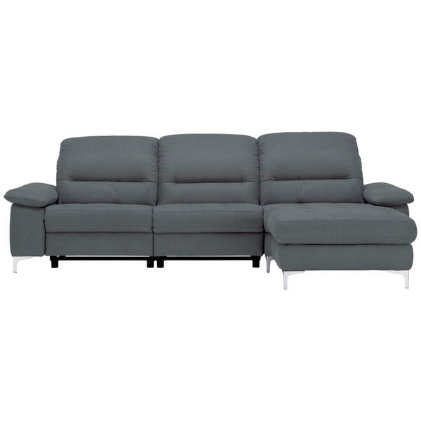 Bild 1 von Pure Home Comfort Wohnlandschaft anthrazit mikrofaser , 820 , Textil , glänzend,Mikrofaser , Typenauswahl, Fußauswahl, Lederauswahl, Stoffauswahl, planbar, seitenverkehrt erhältlich, individuell p