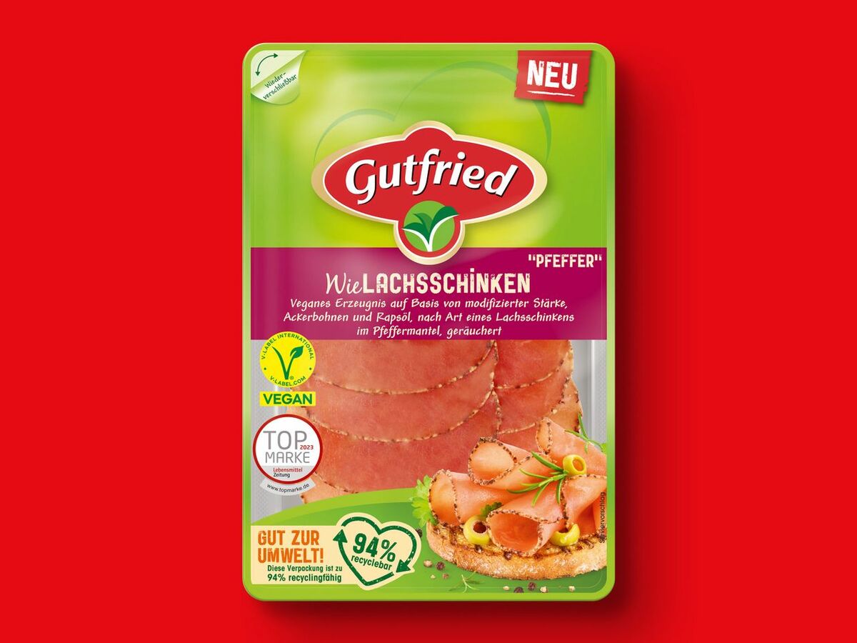 Bild 1 von Gutfried WieLachsschinken, 
         70 g