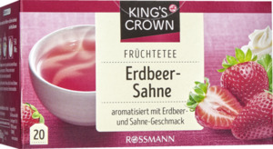 King's Crown Früchtetee Erdbeer-Sahne