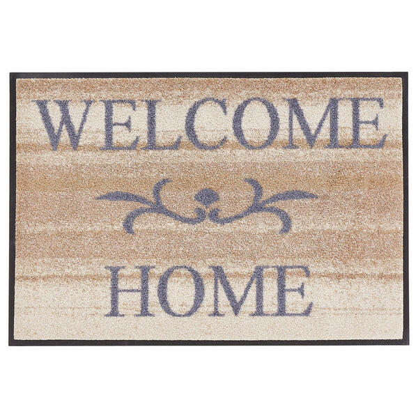 Bild 1 von Esposa Fußmatte 40/60 cm texte grau, beige , Welcome Home , Textil , 40x60 cm , rutschfest, für Fußbodenheizung geeignet , 004336004151
