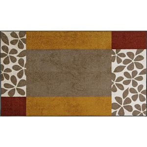Esposa Fußmatte 115/175 cm graphik braun , Florita , Textil , 115x175 cm , rutschfest, für Fußbodenheizung geeignet , 004336013560
