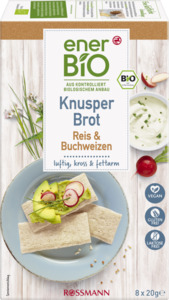 enerBiO Knusperbrot Reis & Buchweizen