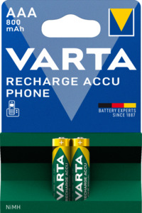 Varta Phone Power AAA Akku 800 mAh 2er-Pack