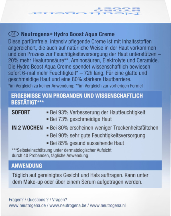 Bild 4 von Neutrogena Hydro Boost Aqua Creme