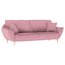 Bild 1 von XXXLutz Sofa flachgewebe rosa , Grenada , Textil , Uni , 3-Sitzer , 235x77x47 cm , Flachgewebe , Stoffauswahl , 001877088901