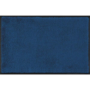 Esposa Fußmatte 60/90 cm uni blau , 005087 , Textil , 60x90 cm , rutschfest, für Fußbodenheizung geeignet , 004336011792