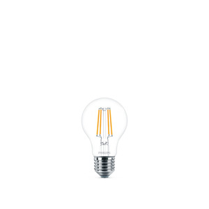 Philips LED Lampe Standardform 4,3 W E27  warmweiß 470 lm klar