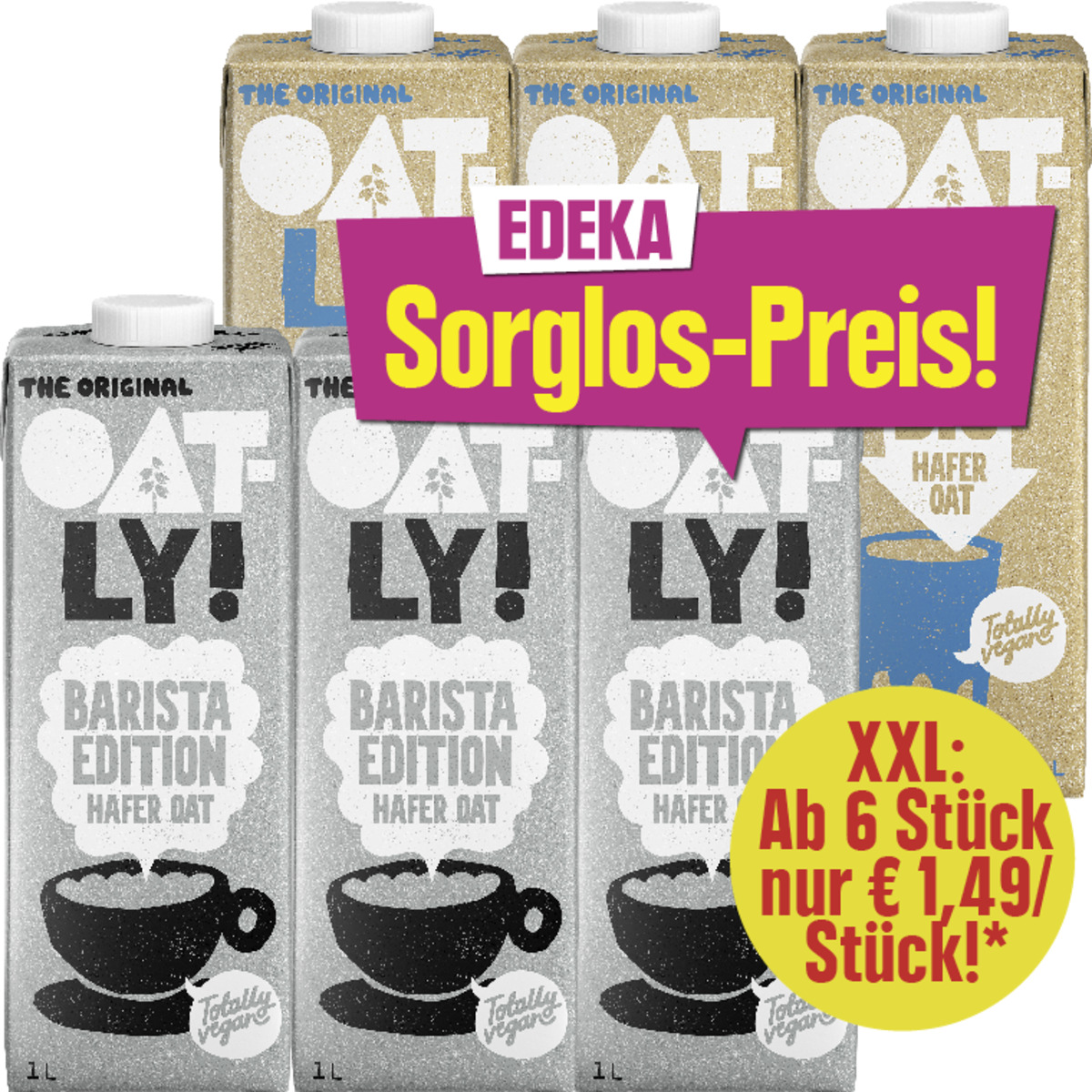 Bild 1 von 6er Karton Oatly Haferdrink