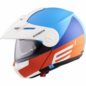 Schuberth E1 Cut Blue Enduro Helm