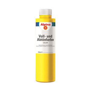 Alpina Color Voll- und Abtönfarbe 'Sunny Yellow' seidenmatt 750 ml