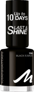 Manhattan Last & Shine Nail Polish 790 Black Is Back