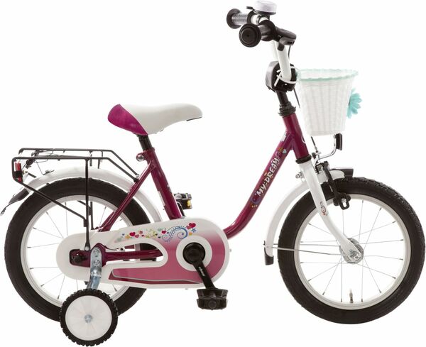 Bild 1 von Bachtenkirch Kinderfahrrad My Dream 14 Zoll purpur/weiß