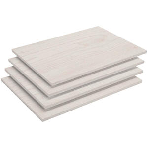 SetOne by Musterring Einlegebodenset 4-teilig weiß , Oakland   -Mr- , 48x2.2x55 cm , Melamin,Nachbildung , 000067002007