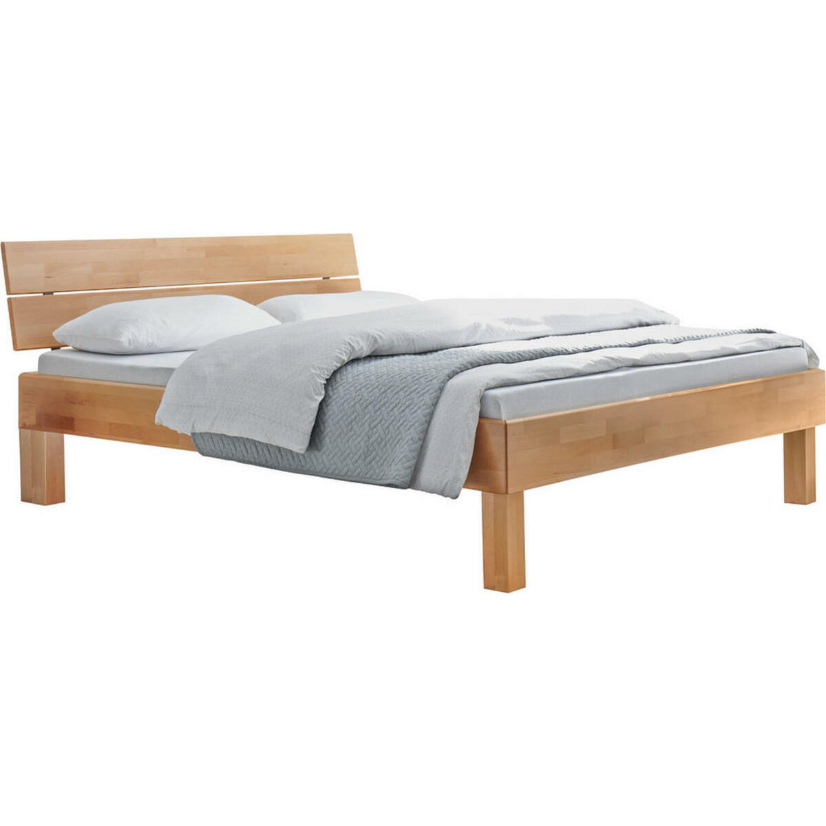 Bild 1 von Hasena Bett kernbuche massiv 180/200 cm , Primetto 25 , Buchefarben , Holz , 180x200 cm , geölt,Echtholz , 001972013402