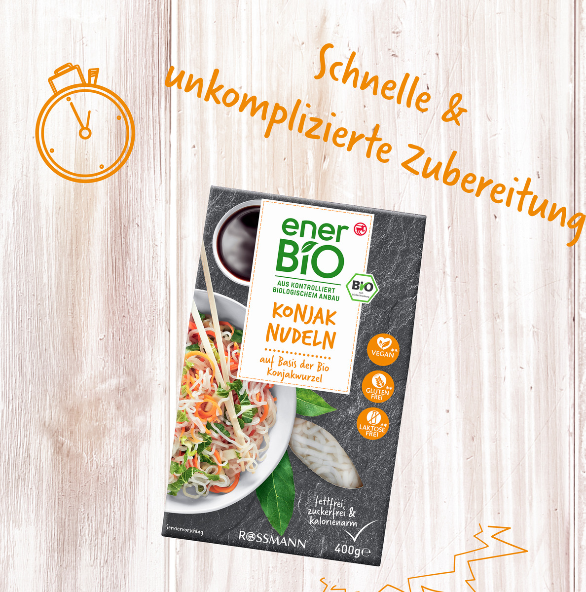 Bild 2 von enerBiO Konjak Nudeln
