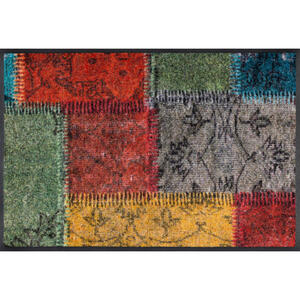 Esposa Fußmatte 50/75 cm patchwork multicolor , Vintage Patches , Textil , 50x75 cm , rutschfest, für Fußbodenheizung geeignet , 004336009691