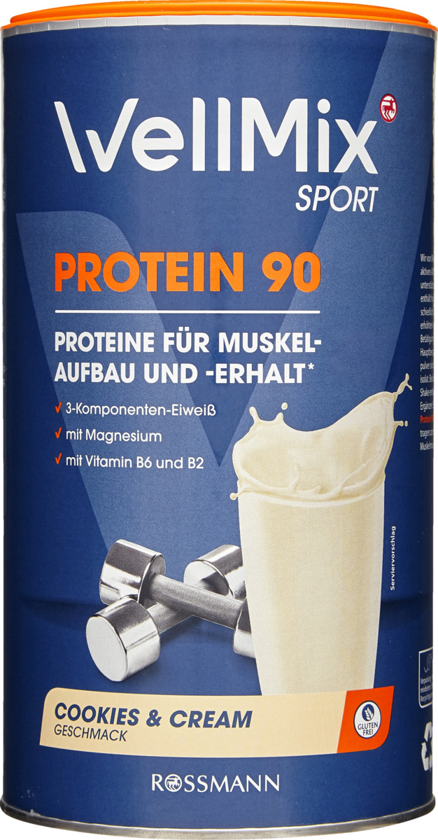 Bild 1 von WellMix Protein 90 Cookies & Cream