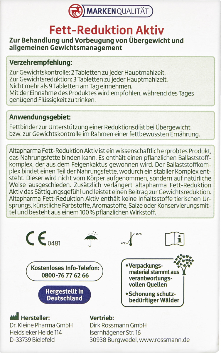 Bild 3 von altapharma Fett-Reduktion Aktiv