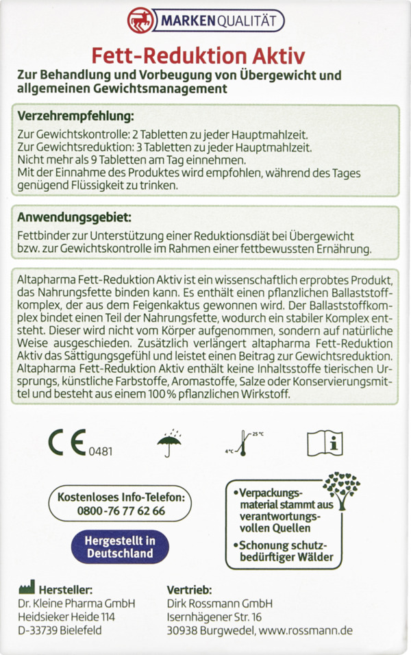 Bild 3 von altapharma Fett-Reduktion Aktiv