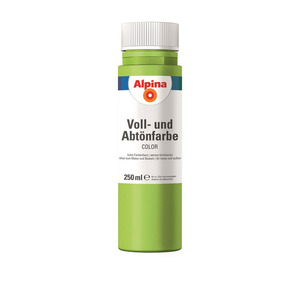 Alpina Color Voll- und Abtönfarbe 'Power Green' seidenmatt 250 ml