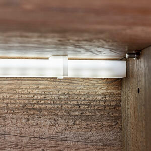 Carryhome Einlegebodenbeleuchtungs-set 2-teilig , Note , Weiß , Kunststoff , je 58.3 cm , 000687021905