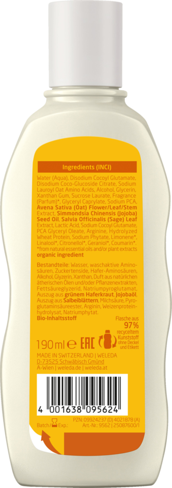 Bild 2 von Weleda Hafer Aufbau-Shampoo