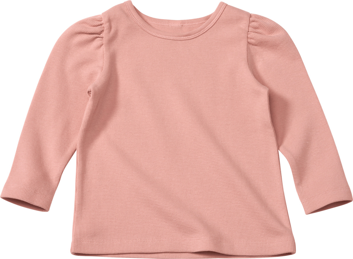 Bild 1 von ALANA Langarmshirt in Waffel-Struktur, rosa, Gr. 128