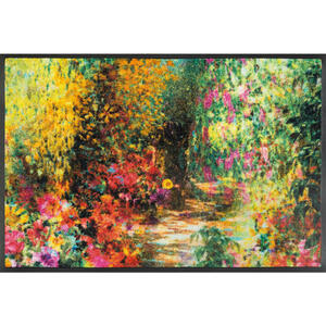 Esposa Fußmatte 50/75 cm floral multicolor , Primavera 088769 , Textil , 50x75 cm , rutschfest, für Fußbodenheizung geeignet , 004336020889