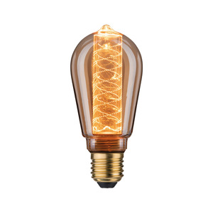 Paulmann LED-Kolbenlampe ST64 'Inner Glow Spirale' E27 4 W (21 W), 200 lm warmgold