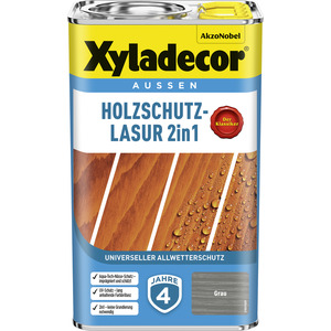 Xyladecor 2in1 Holzschutzlasurgrau 2,5L Xyla