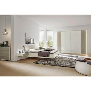 Musterring Schlafzimmer weiß , SAN Diego -Mr- , 6 Fächer , 180x200 cm , Nachbildung , 000442004735