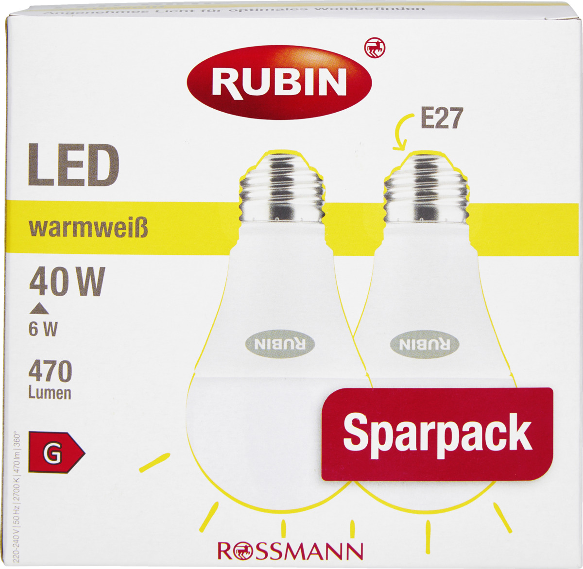 Bild 1 von RUBIN RUBIN SPARPACK BIRNE