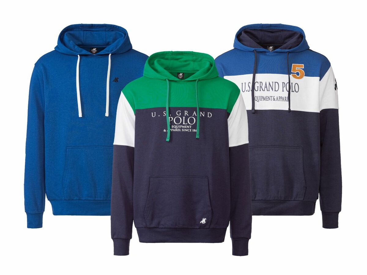 Bild 1 von LIVERGY x U.S. Grand Polo Herren Sweatpullover, 
         Stück