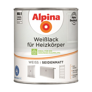 Alpina Weißlack für Heizkörper seidenmatt 750 ml