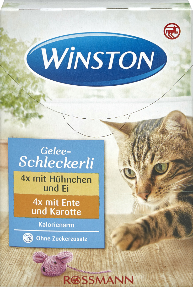 Bild 1 von Winston Gelee-Schleckerli 4x mit Hühnchen und Ei, 4x mit Ente und Karotte