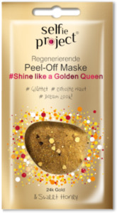 Selfie Project Shine Like a Golden Queen Peel Off Maske
