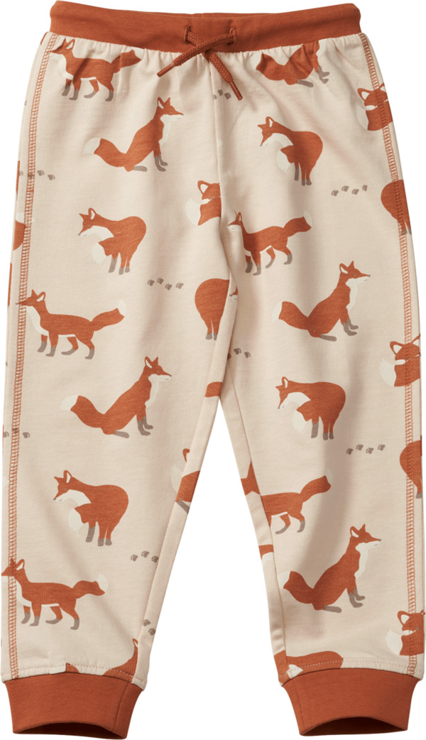 Bild 1 von ALANA Sweathose mit Fuchs-Muster, beige, Gr. 104