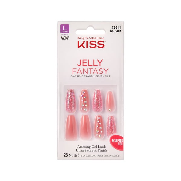 Bild 1 von KISS Gel Fantasy Jelly Nails selbstklebende Fingernägel Be Jelly