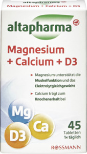 altapharma Magnesium + Calcium + D3