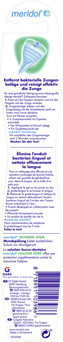 Bild 2 von meridol Zungenreiniger