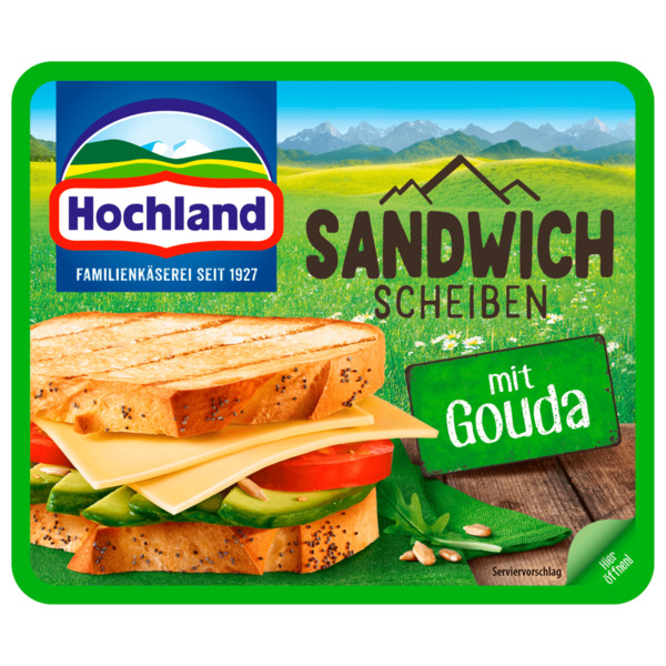 Bild 1 von Hochland Sandwich Scheiben Gouda
