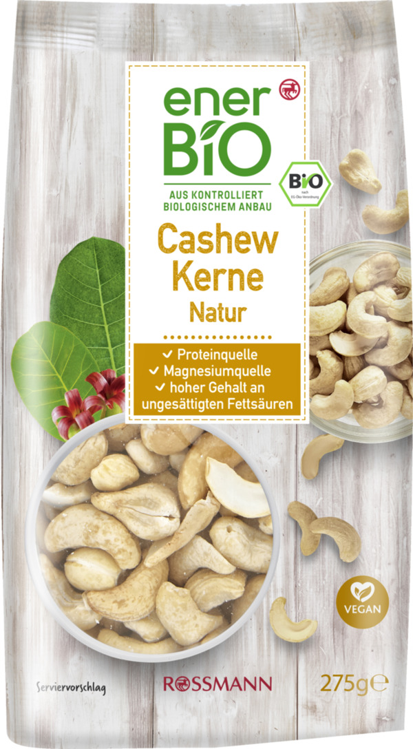 Bild 1 von enerBiO Cashew Kerne Natur