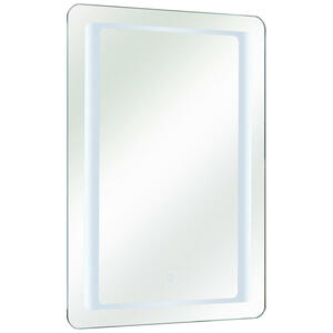 Xora Badezimmerspiegel , Flächenspiegel , Glas , 50x70x3 cm , feuchtraumgeeignet, in verschiedenen Größen erhältlich, senkrecht montierbar , 001977022505