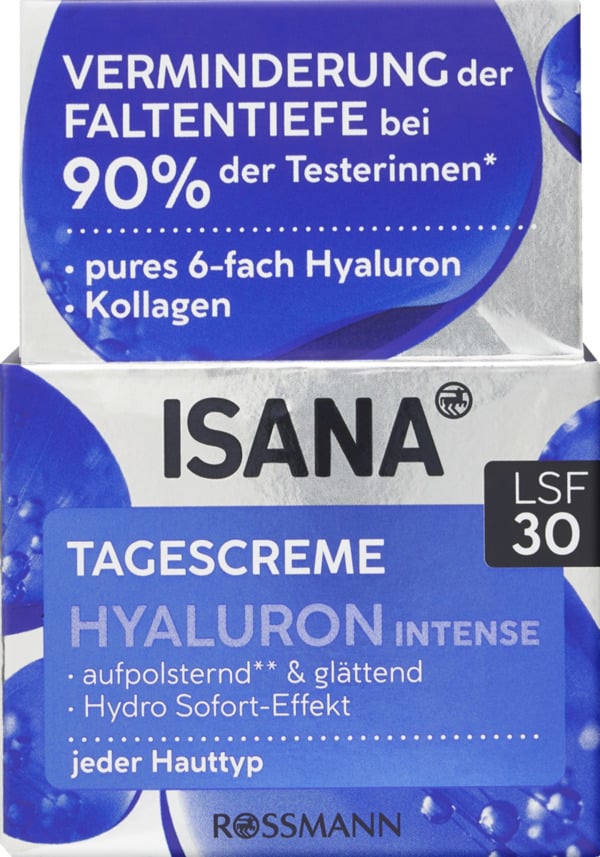 Bild 1 von ISANA Hyaluron Intense Tagescreme LSF 30