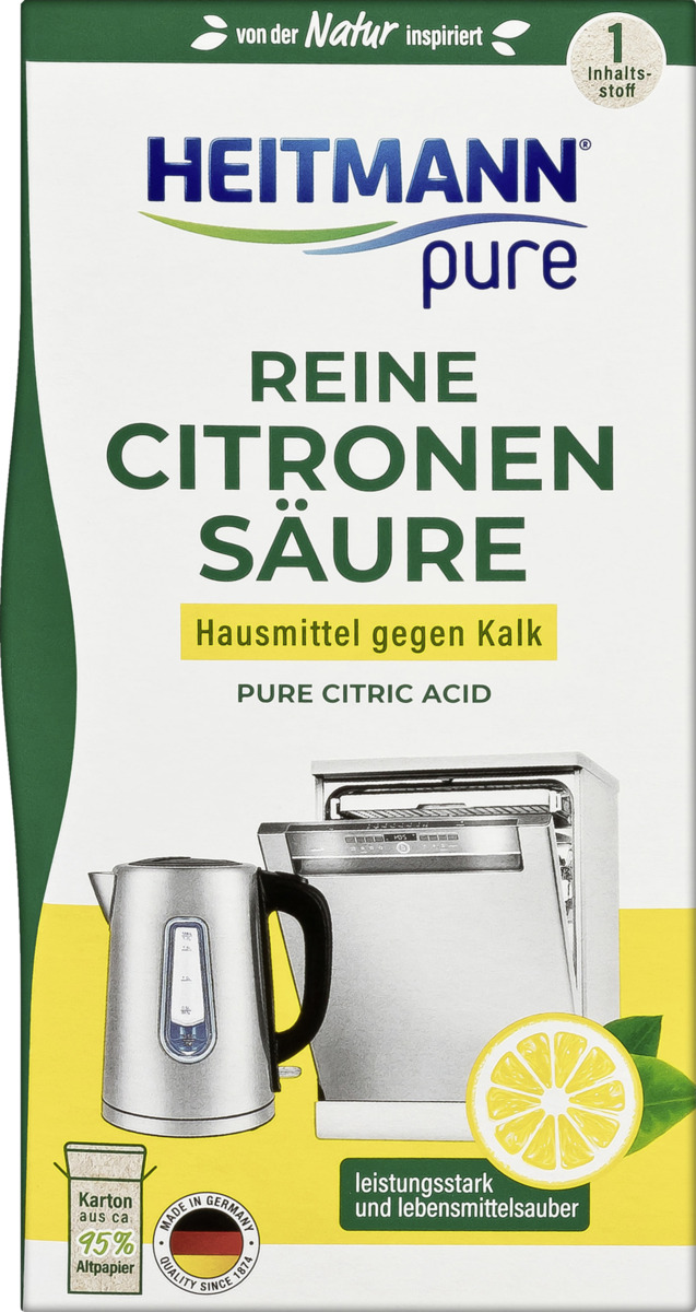 Bild 1 von Heitmann pure reine Citronensäure Pulver